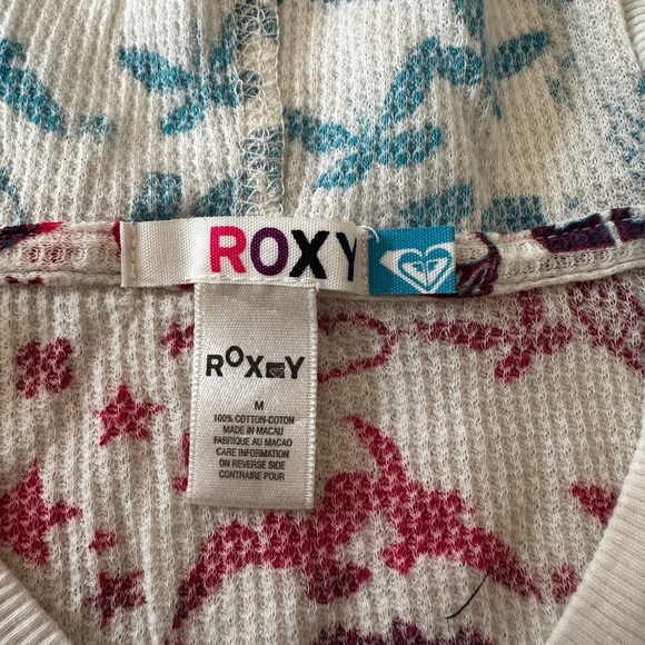 Roxy Red and Blue Graphic Hoodie - Picture 3 of 4